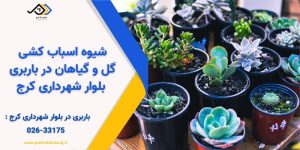 شیوه اسباب کشی گل و گیاهان در باربری بلوار شهرداری کرج